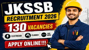 JKSSB Recruitment 2026 - Apply Online for 130 Electrician, Plumber & More Posts