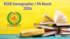 RSSB Stenographer / PA Result 2026 - Download Scorecard, Cut Off Marks