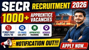 SECR Nagpur Apprentice Recruitment 2026 - 1079 Posts Notification, Apply Online