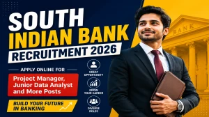 South Indian Bank Recruitment 2026: Project Manager & Junior Data Analyst Posts ...