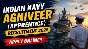 Indian Navy Agniveer (Apprentice) 2026 - Apply Online for 01/2027 & 02/2027 Batc...