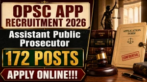 OPSC Assistant Public Prosecutor Recruitment 2026 - Apply Online for 172 Posts