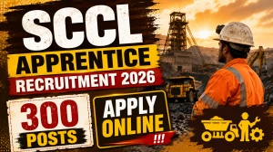 SCCL Apprentice Recruitment 2026 - Apply for 300 Graduate and Diploma Apprentice...