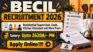 BECIL Recruitment 2026 - Apply Online for 22 Residential Supervisor, Cook, Kitch...