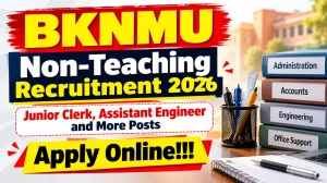 BKNMU Non Teaching Recruitment 2026 - Apply Online for 11 Librarian, Assistant R...
