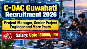 C-DAC Guwahati Recruitment 2026 - Walk-in for 27 Project Manager & Project Engin...