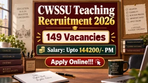 CWSSU Teaching Recruitment 2026: Apply Online for 149 Professor, Associate Profe...