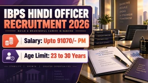 IBPS Hindi Officer Recruitment 2026: Grade E Post, Salary Rs. 91,070, Apply Onli...