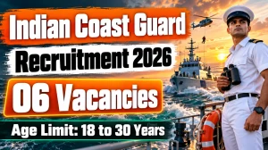 Indian Coast Guard Recruitment 2026 - Apply Offline for 06 Group C Posts