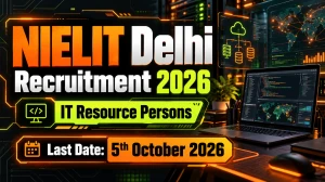 NIELIT Delhi IT Resource Persons Recruitment 2026 - Apply Online