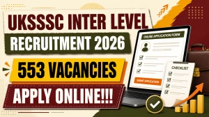 UKSSSC Inter Level Group C Recruitment 2026 - Apply Online for 553 Vacancies