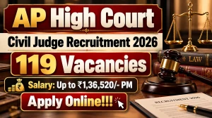 AP High Court Civil Judge Recruitment 2026 - Apply Online for 119 Posts