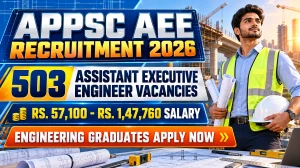 APPSC AEE Recruitment 2026 Notification Out - Apply Online for 503 Posts