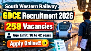 South Western Railway GDCE Recruitment 2026 - Online Form for 258 Goods Train Ma...
